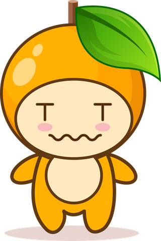 orangecute-expression-set-collection-orange-mascot-character-416680