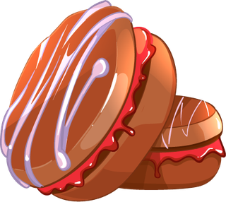 pastrycartoon-style-food-cake-sweet-bakery-tasty-snack-with-cream-vector-illustration-728609