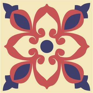 patterndesign-elements-symmetrical-petals-sketch-retro-design-3692