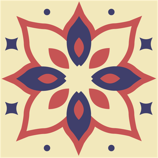 patterndesign-elements-symmetrical-petals-sketch-retro-design-494785