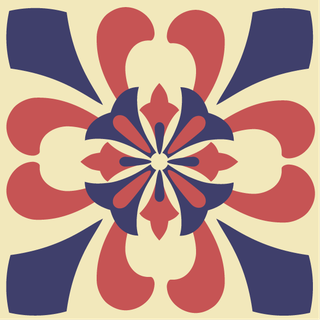 patterndesign-elements-symmetrical-petals-sketch-retro-design-118433