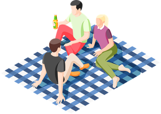 peoplegrill-bbq-party-isometric-barbecue-food-outdoor-barbecue-people-450836