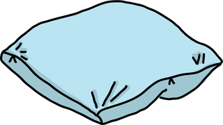 simplelight-blue-hand-drawn-pillow-964337