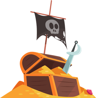 piratetreasure-pirate-set-isolated-icons-with-cartoon-ships-maps-skeleton-symbols-with-people-926137