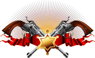 policeemblem-and-revolver-label-vector-985280