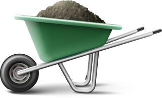realisticgarden-element-concept-with-faucet-wheelbarrow-earth-shovel-flying-645030