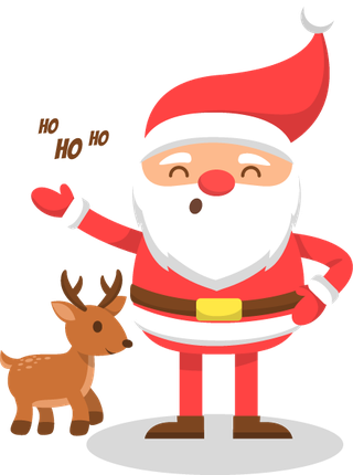 santaclaus-for-christmas-card-cartoon-vector-700967
