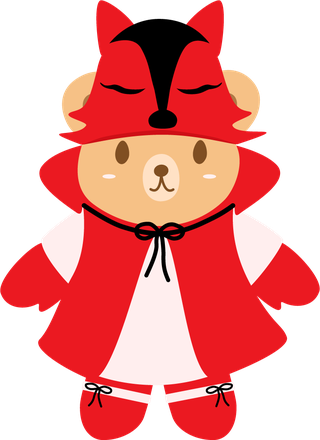 setcute-teddy-bear-with-different-hat-tree-fox-434063