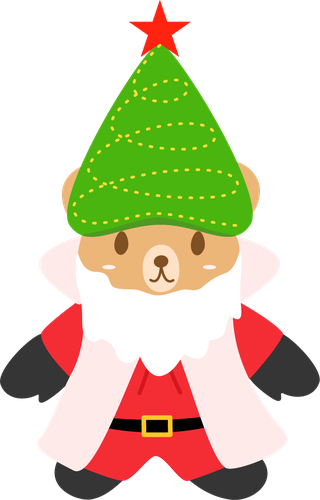 setcute-teddy-bear-with-different-hat-tree-fox-260485
