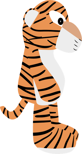 setof-tiger-cartoons-in-different-positions-930355