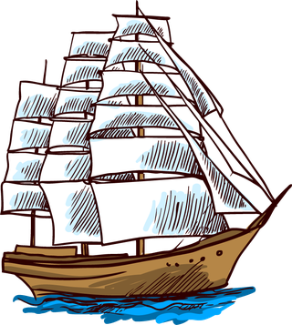 sailboatships-boat-hand-drawn-sketch-543904