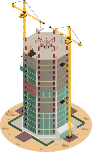 isometricskyscraper-construction-progress-431066