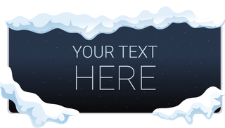 snowice-cap-with-text-here-gap-banners-set-illustration-351637