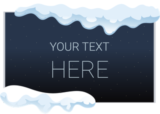 snowice-cap-with-text-here-gap-banners-set-illustration-743632