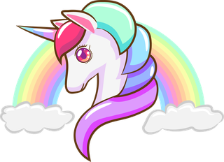 unicornrainbow-set-of-rainbow-unicorn-cartoons-isolated-on-white-background-551931