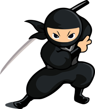 vectorblack-ninja-sets-wit-different-610703