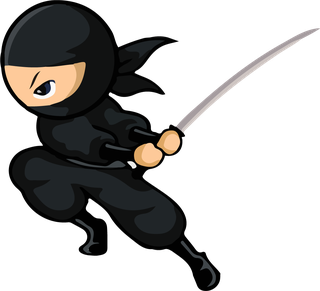 vectorblack-ninja-sets-wit-different-494435