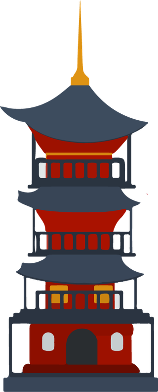 vectorof-chinese-buildings-and-temples-in-the-traditional-style-on-a-light-726994