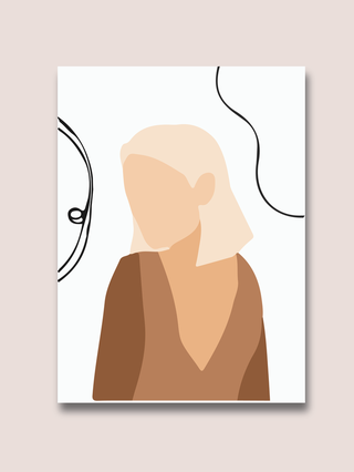 vectorof-woman-s-face-minimalist-collage-abstract-contemporary-fashion-in-a-modern-trendy-colors-881229