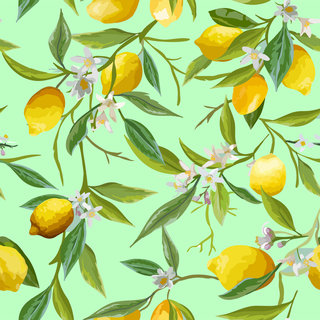 vectorseamless-floral-pattern-lemon-fruits-background-660914