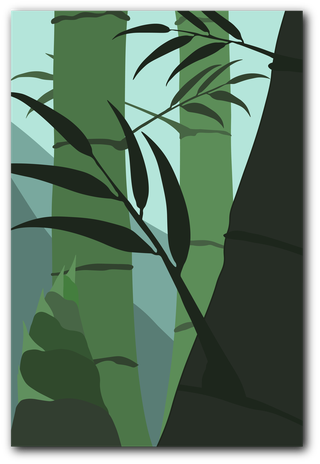 vectortropical-forest-and-leaves-illustration-set-seamless-background-948511