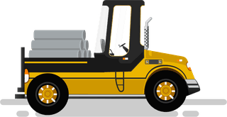 vehicleicons-car-truck-van-forklift-sketch-78019