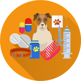 veterinarydoctor-and-animals-vet-clinic-flat-round-icons-894108