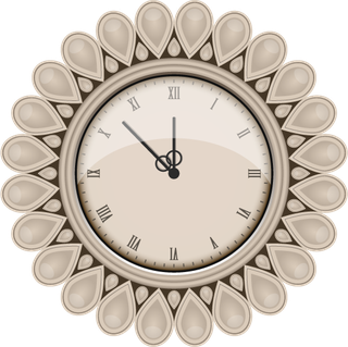 vintagewall-clock-vector-design-illustration-isolated-on-white-background-989169