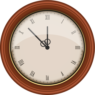 vintagewall-clock-vector-design-illustration-isolated-on-white-background-109877