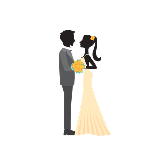 weddingcouple-with-wedding-elements-illustration-33537