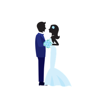 weddingcouple-with-wedding-elements-illustration-43334
