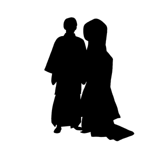 weddingcouples-silhouettes-in-minimalist-style-384079