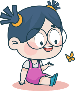 youngsmart-girl-character-with-different-facial-expression-hand-poses-icon-100471