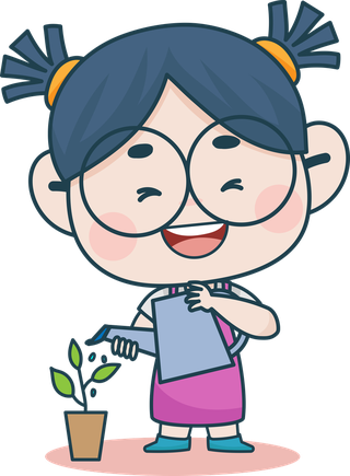 youngsmart-girl-character-with-different-facial-expression-hand-poses-icon-516422