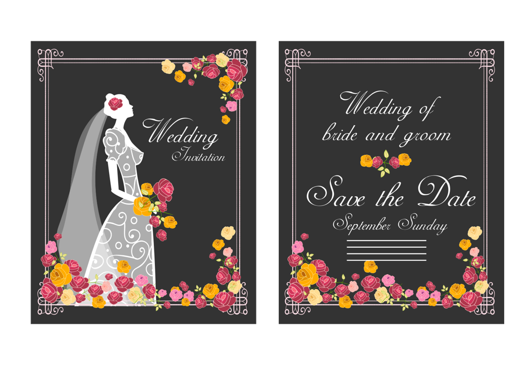 wedding invitation pattern and textures