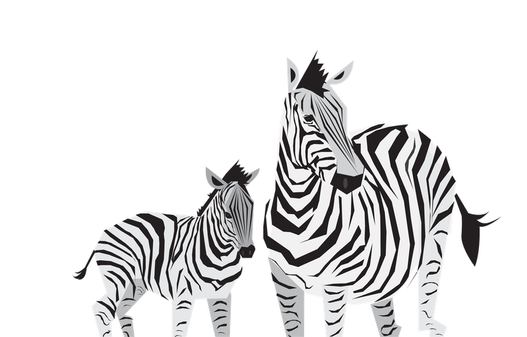 zebra reindeer rhino zebra panther giraffe icons collection