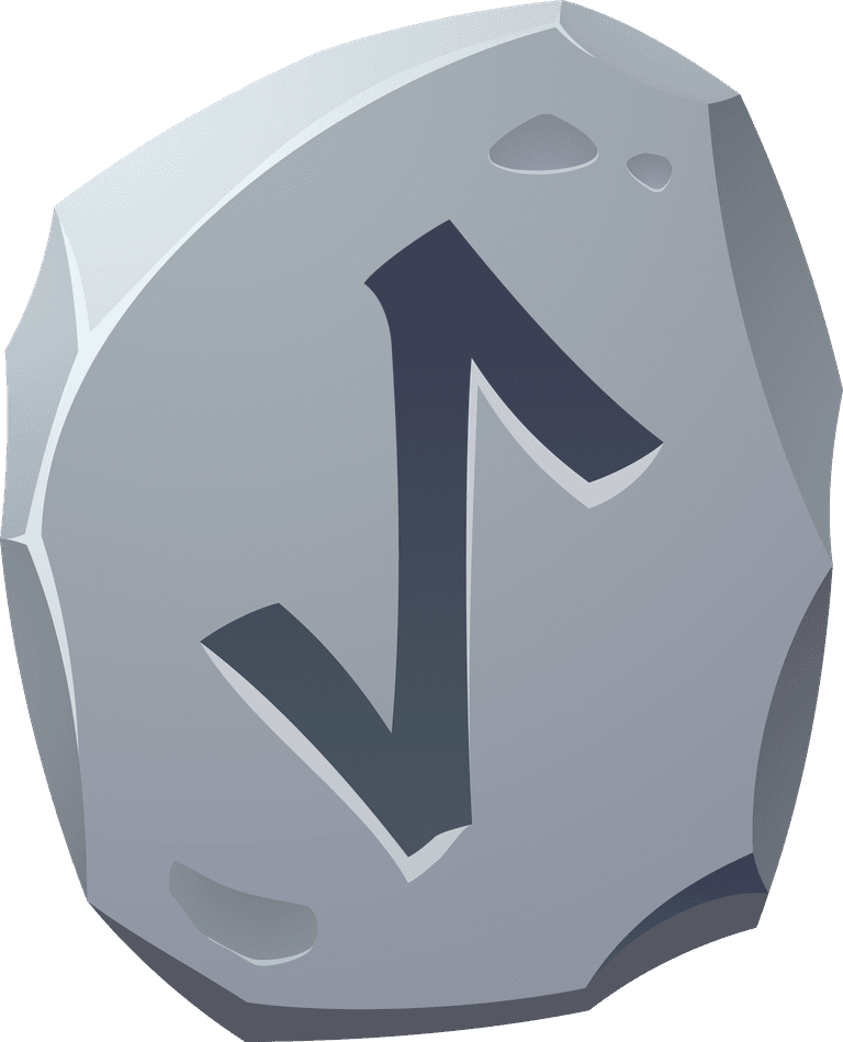free rune stones with sacred glyphs game vector 306481