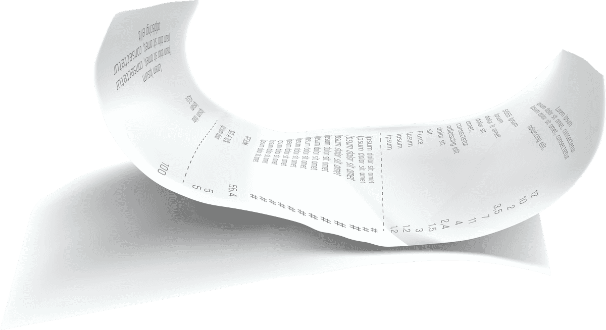 Recript Colection realistic receipt collection bill check for effective expense tracking ...